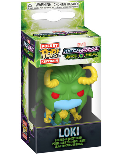 Funko Pocket Pop Keychain Monster Hunters Loki