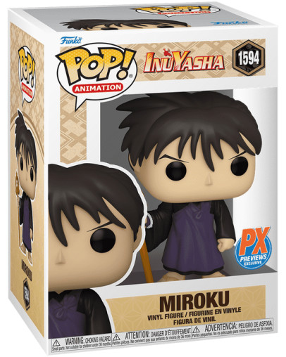 Funko Pop Animation Inuyasha Miroku Special Edition