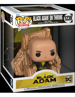 Funko Pop Deluxe Black Adam Black Adam on Throne