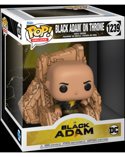 Funko Pop Deluxe Black Adam Black Adam on Throne