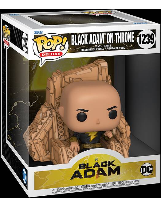 Funko Pop Deluxe Black Adam Black Adam on Throne