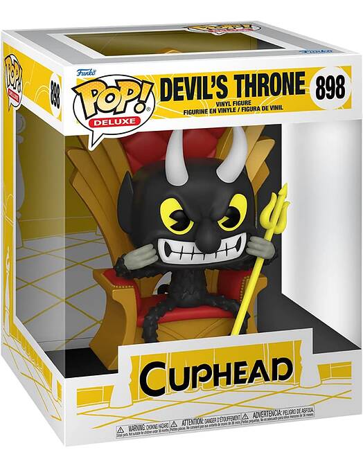Funko Pop Deluxe Cuphead S3 Devil In Chair