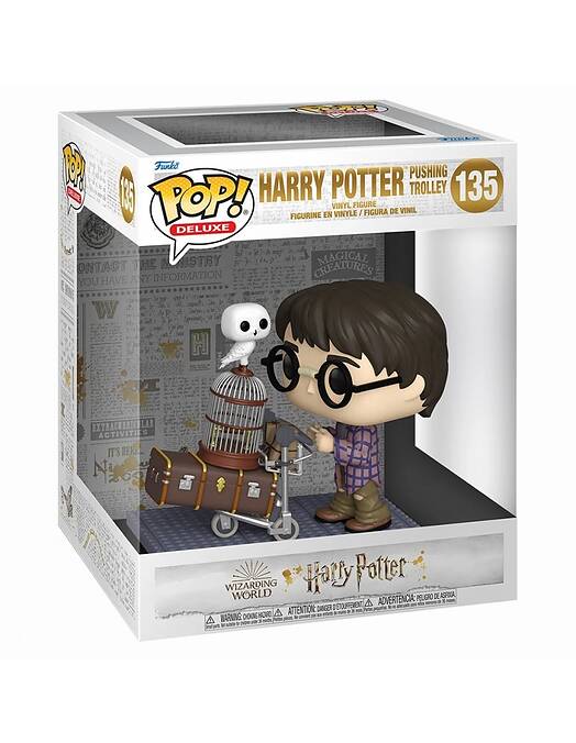 Funko Pop Deluxe Harry Potter Anniversary Harry Pushing Trolley