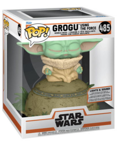Funko Pop Deluxe Star Wars The Mandalorian Grogu Using the Force