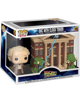 Funko Pop figura Town Nazaj v prihodnost Doc z urnim stolpom