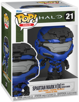 Funko Pop Games Halo Infinite Spartan Mark V with Blue Sword