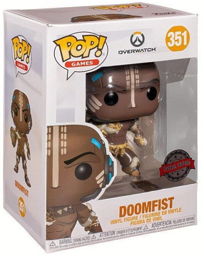 Funko Pop Games Overwatch Leopard Doomfist Special Edition