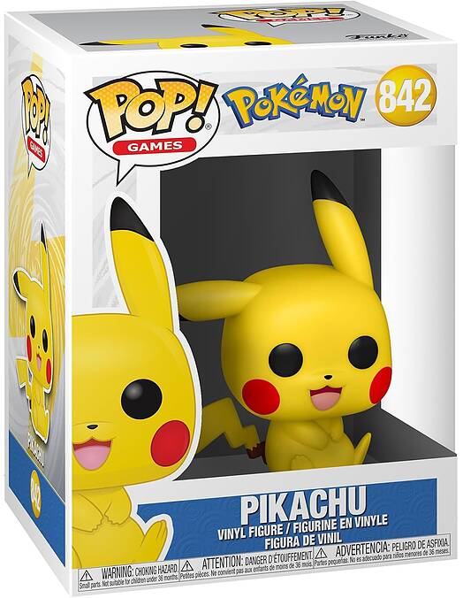 Funko Pop Games Pokemon Pikachu Sitting