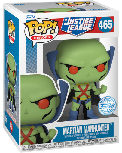 Funko Pop Heroes Justice League Martian Manhunter Special Edition