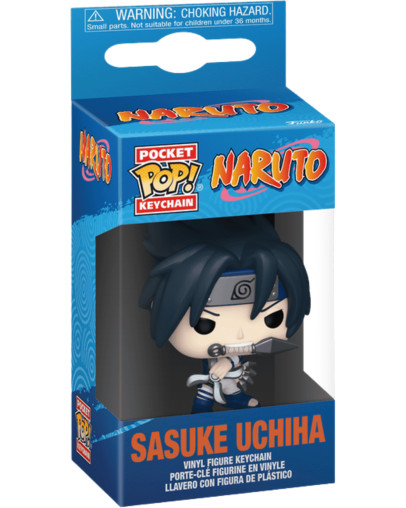 Funko Pop obesek za ključe Naruto Sasuke Uchiha