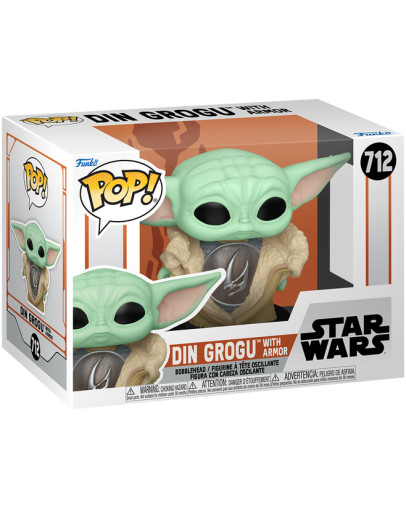 Funko Pop Star Wars The Mandalorian Din Grogu with Armor