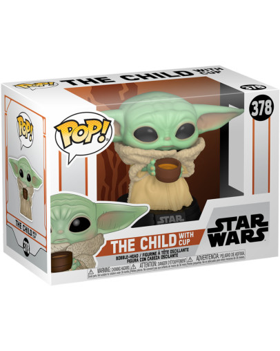 Funko Pop Star Wars The Mandalorian The Child with Cup