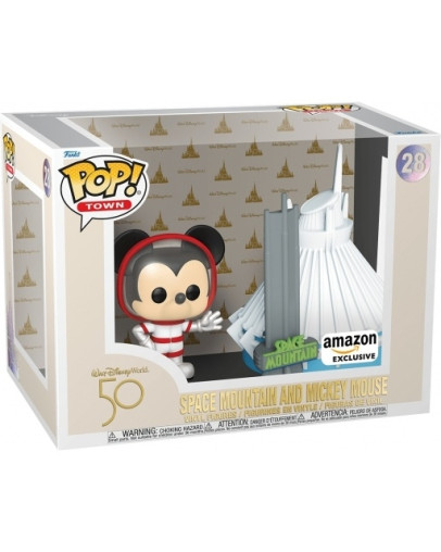Funko Pop Town Disney Space Mountain with Mickey Mouse