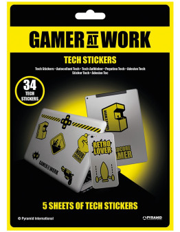 Gamer at Work nalepke za naprave Pyramid