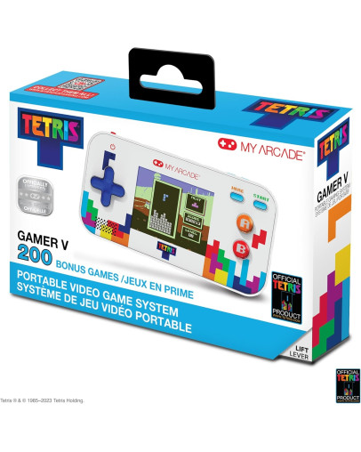 Gamer V Tetris prenosni igralni sistem z 201 igrami