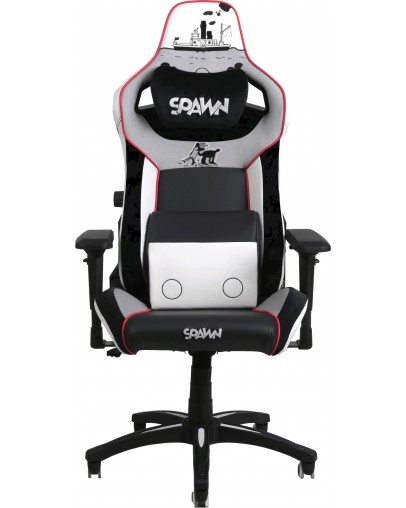 Gaming stol Spawn Steamboat Willie edition črno-bele barve Gaming stol Spawn Steamboat Willie edition črno-bele barve