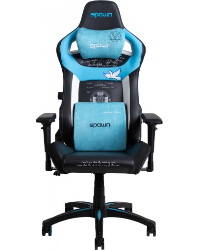 Gaming stol Spawn Tesla edition belo-modre barve Gaming stol Spawn Tesla edition belo-modre barve