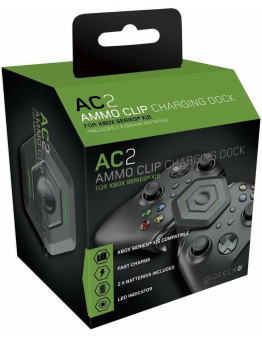 Gioteck AC-2 Ammo Clip polnilna postaja z 2600mAh baterijami za Xbox Series X & S