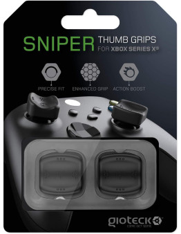 Gioteck Sniper črni silikonski nastavki za Xbox One & Xbox Series kontroler