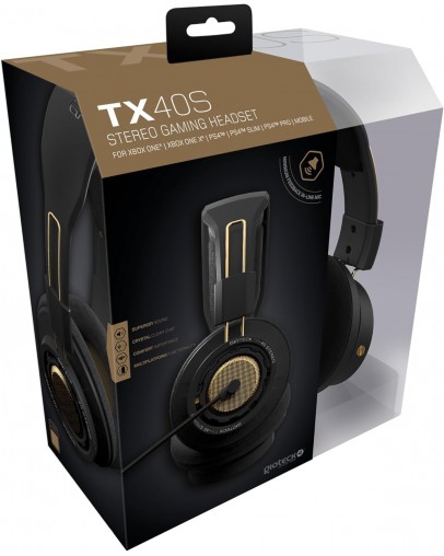Gioteck TX-40S žične stereo slušalke črno-bronaste barve za PS4 & Xbox One & Xbox Series & PC & Switch Gioteck TX-40S žične stereo slušalke črno-bronaste barve za PS4 & Xbox One & Xbox Series & PC & Switch