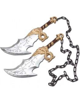 God of War Blades of Chaos (okrasna replika iz pene)