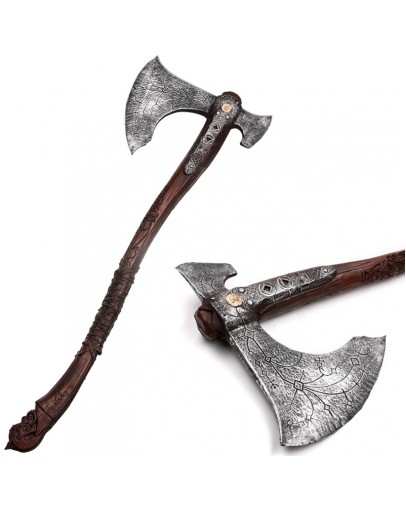 God of War Ragnarok Kratos Leviathan Axe (okrasna replika iz pene)