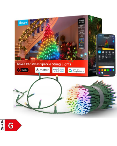 Govee 20m dolga pametna božična svetlobna veriga
