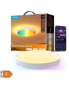 Govee 38cm pametna okrogla stropna svetilka z RGBIC osvetlitvijo