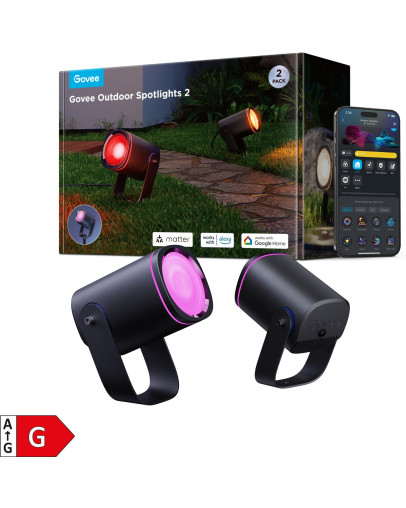 Govee 4 pametni zunanji reflektorji