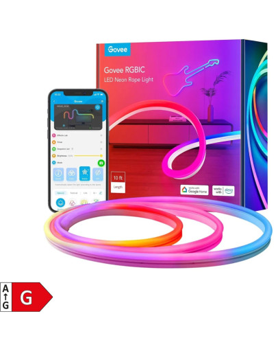 Govee Neon Rope Light 3m dolg pametni LED trak