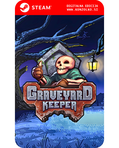 Graveyard Keeper Stranger Sins dodatek za igro - Steam koda brez škatlice (WINDOWS PC)