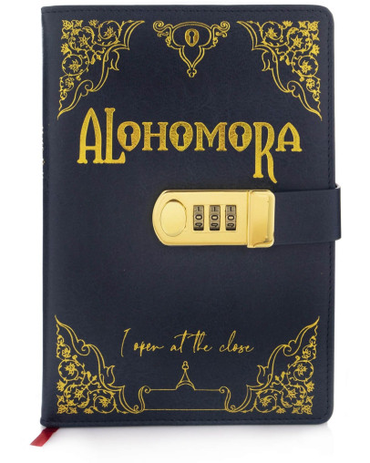 Harry Potter Alohomora A5 beležka s ključavnico Pyramid
