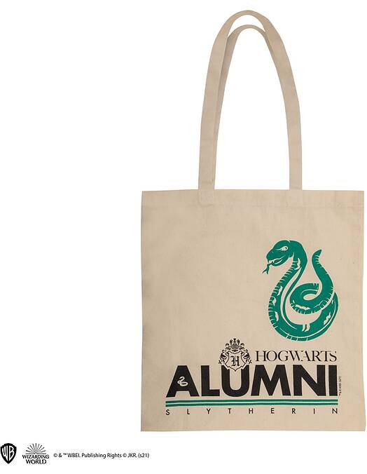 Harry Potter Alumni Slytherin platnena torba Cinereplicas