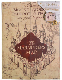 Harry Potter beležka A5 Marauders Map Blue Sky