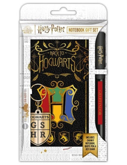 Harry Potter darilni set z grbom Bradavičarke Blue Sky