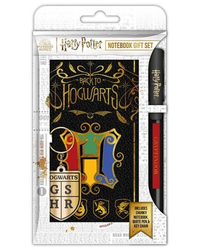 Harry Potter darilni set z grbom Bradavičarke Blue Sky