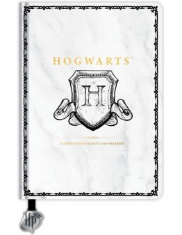 Harry Potter debela beležka A5 Hogwarts Shield Blue Sky