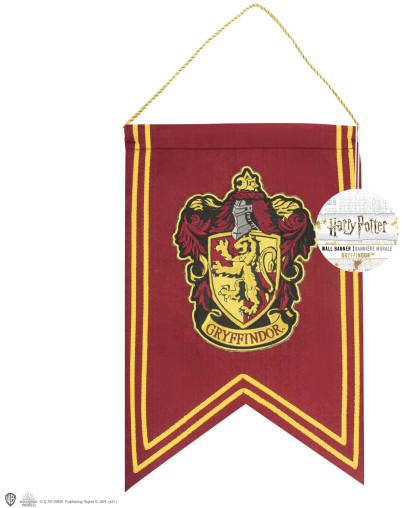 Harry Potter Gryffindor stenska zastava Cinereplicas