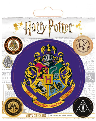 Harry Potter Hogwarts vinilne nalepke Pyramid