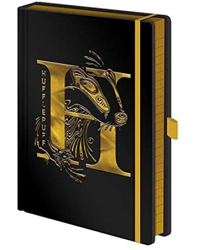 Harry Potter Hufflepuff Foil premium A5 beležka Pyramid