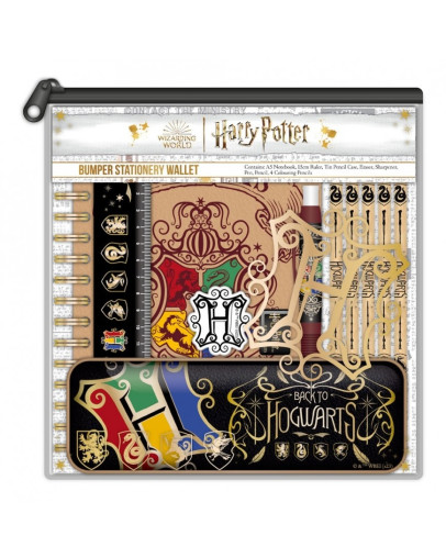 Harry Potter velik pisarniški set Colourful Crest Blue Sky