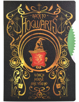 Harry Potter vrtljiva beležka Colourful Crest Blue Sky