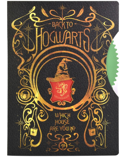 Harry Potter vrtljiva beležka Colourful Crest Blue Sky