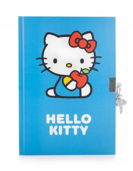 Hello Kitty A5 premium beležka s ključavnico Pyramid