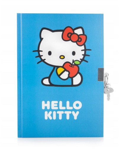 Hello Kitty A5 premium beležka s ključavnico Pyramid