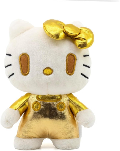 Hello Kitty DZNR plišasta zbirateljska figura Zlata edicija Yume