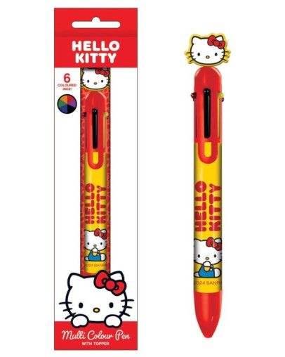 Hello Kitty Favourite Things večbarvni kemični svinčnik Pyramid