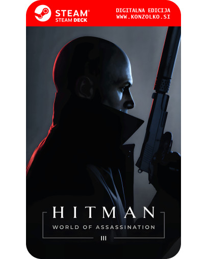 Hitman World of Assassination - Steam koda brez škatlice (WINDOWS PC | STEAM DECK)