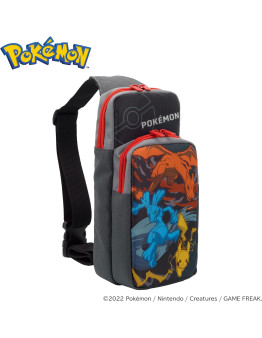 Hori Adventure Pack nahrtnik z motivom Charizard, Lucario & Pikachu