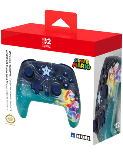 Hori Horipad Universe Mario brezžični igralni plošček za Switch & Switch 2